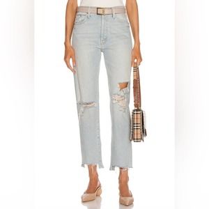 Mother Superior The Huffy Flood Chew Straight Jeans (size 28)